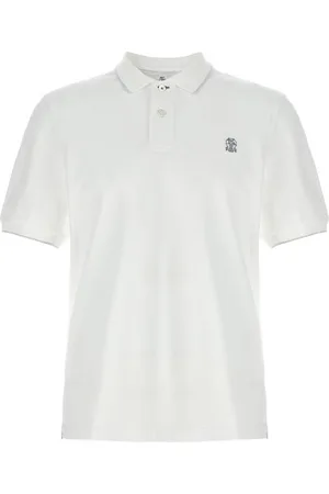 Brunello Cucinelli Polo piqué logo