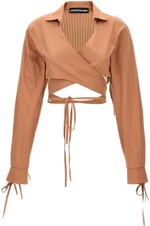 ANDREADAMO Camicia cropped 