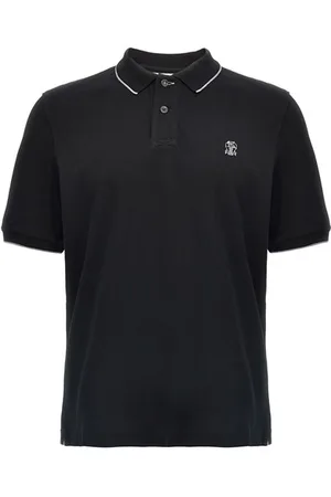 Brunello Cucinelli Polo piqué logo