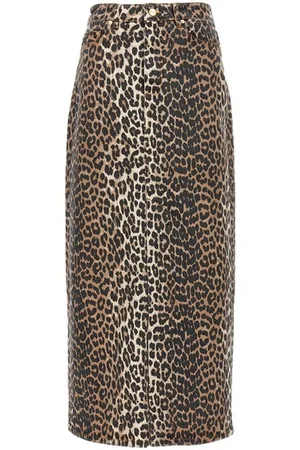 Ganni Gonna lunga animalier