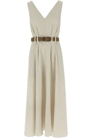 Brunello Cucinelli Abito Precoius Shoulder Detail