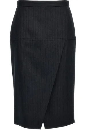 Fendi Gonna lana gessata