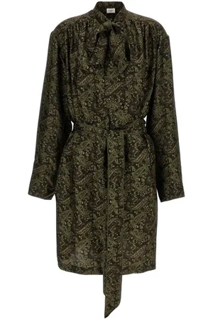 Saint Laurent Abito stampa Paisley