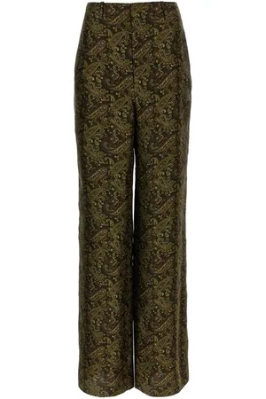 Saint Laurent Pantalone stampa Paisley