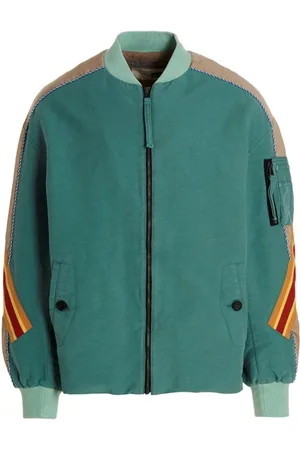 INCOTEX RED X FACETASM Bomber bande a contrasto