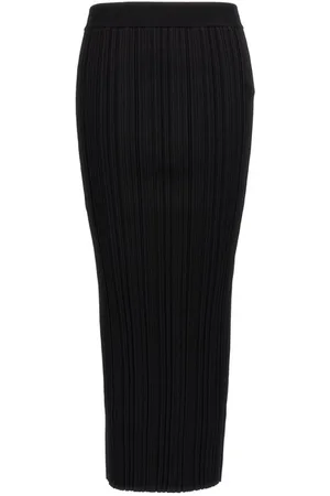 Balmain Gonna midi plissè
