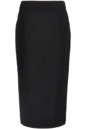 Alessandra Rich Gonna midi tweed boucle