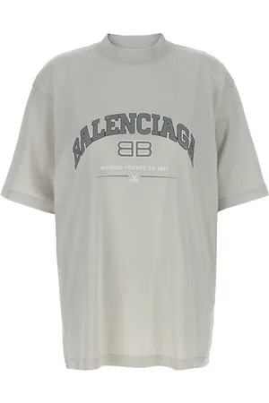 Balenciaga T-shirt logo craqué