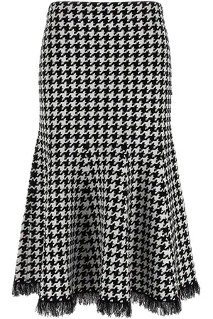 Alexander McQueen Gonna pied-de-poule