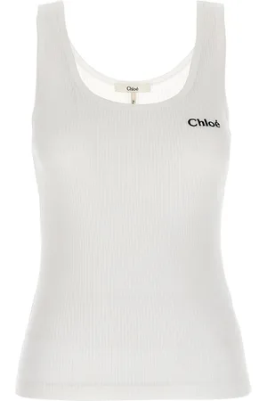 Chloé Top ricamo logo