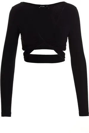 Atlein Top cropped incrocio