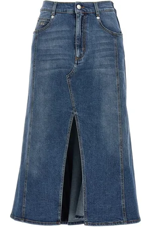 Alexander McQueen Gonna denim