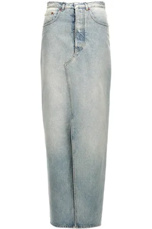 Maison Margiela Gonna lunga spacchi