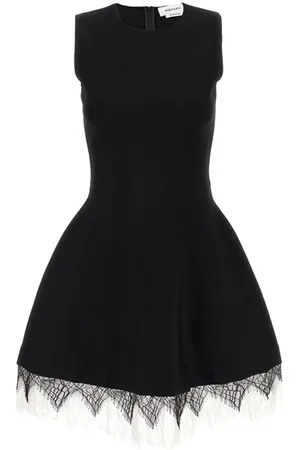 Alexander McQueen Abito pizzo ragnatela