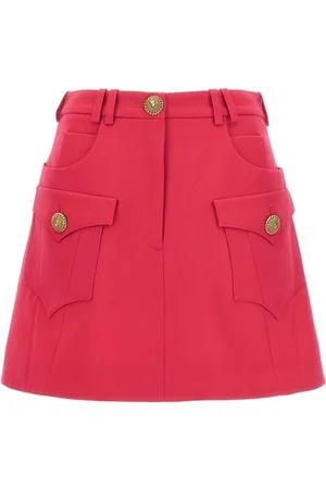Balmain Gonna mini bottoni logati