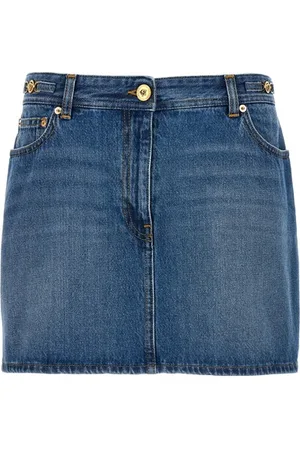 VERSACE Gonna mini denim