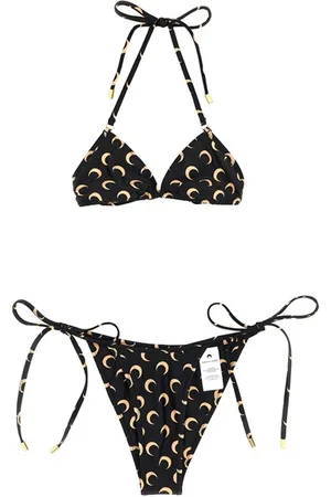 Marine Serre Bikini stampa logo