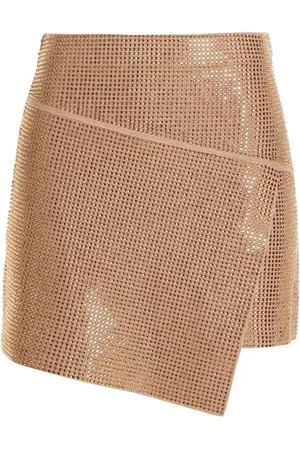 ANDREADAMO Gonna maglia strass