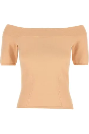 Alexander McQueen Top off the shoulders