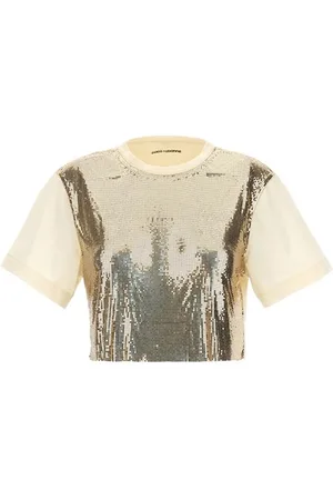 Paco rabanne Top paillettes metalliche