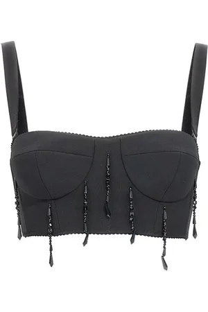 1913 DRESSCODE Top bustier perline