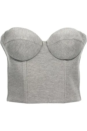 GIUSEPPE DI MORABITO Top cropped bustier