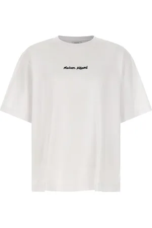 Maison Kitsuné T-shirt ricamo logo