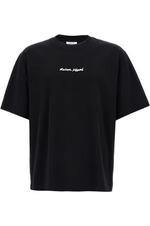 Maison Kitsuné T-shirt ricamo logo