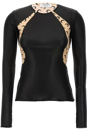 Marine Serre Top drappeggio