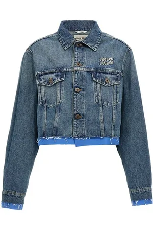 Miu Miu Giacca denim layered