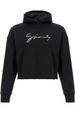 Givenchy Felpa con cappuccio cropped