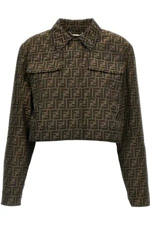Fendi Giacca canvas FF