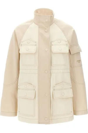 Fendi Parka denim bicolor