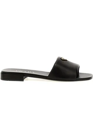 Prada Sandalo pelle logo