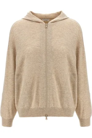 Brunello Cucinelli Felpa con cappuccio cashmere