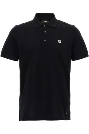 Fendi Polo logo FF metallico