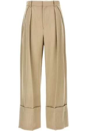Victoria Beckham Pantalone maxi risvolto