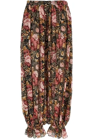Chloé Pantalone charmeuse seta