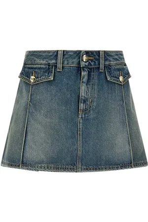 Alexander McQueen Gonna mini denim