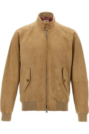 Baracuta Bomber suede