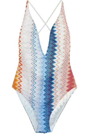 Missoni Costume intero zig zag lamé