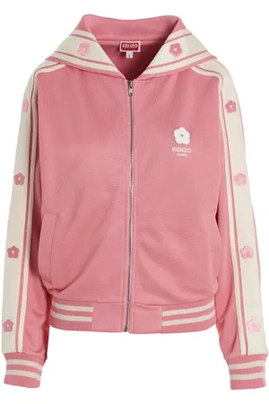 Kenzo Felpa con bavero ricamo logo