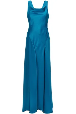Alberta Ferretti Abito raso cut-out