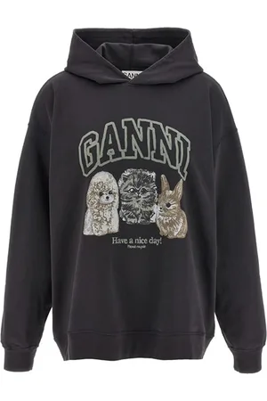 Ganni Felpa con cappuccio 