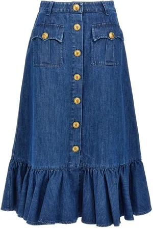 VALENTINO GARAVANI Gonna denim
