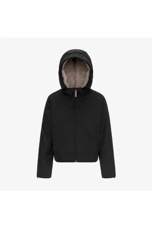 K-Way P. OLGA TWILL FUR - Jackets - Short - Girl