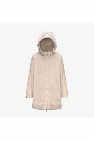 K-Way P. OLLY TWILL FUR - Jackets - 3/4 LENGTH - Girl