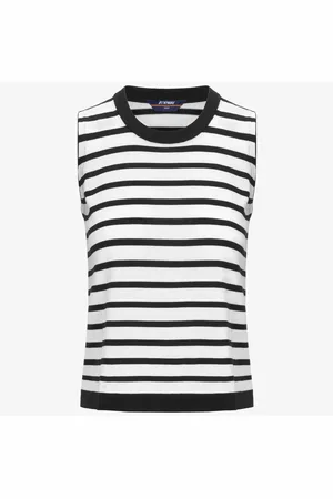 K-Way GERI STRIPES - KNITWEAR - Gilet - Donna