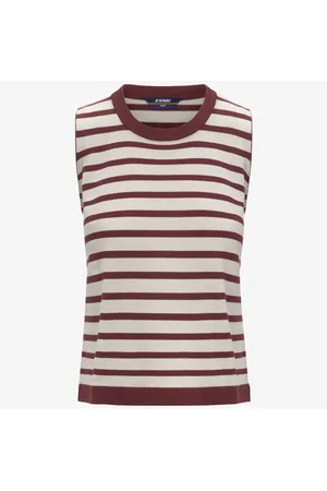 K-Way GERI STRIPES - KNITWEAR - Gilet - Donna