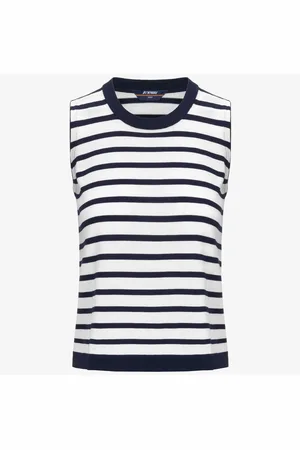 K-Way GERI STRIPES - KNITWEAR - Gilet - Donna
